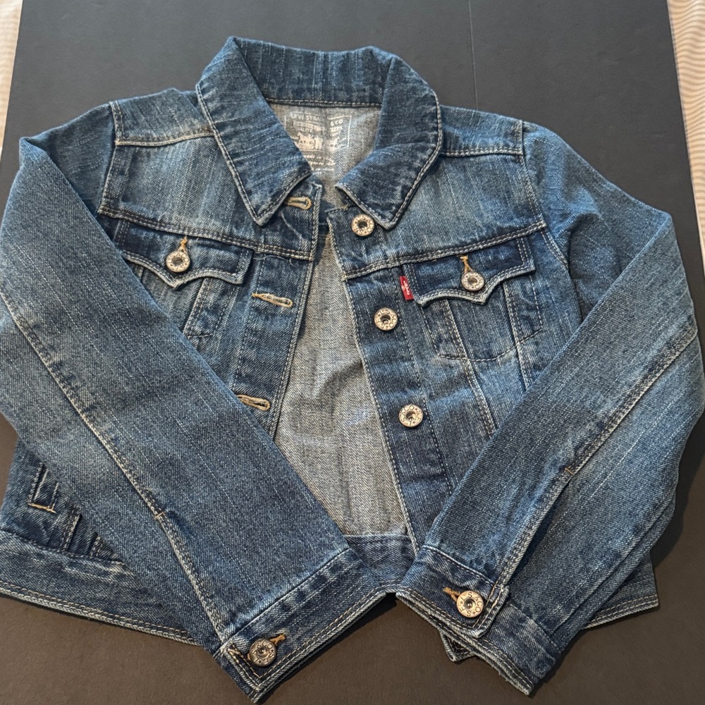 Levi's Blue Denim Kids Jacket